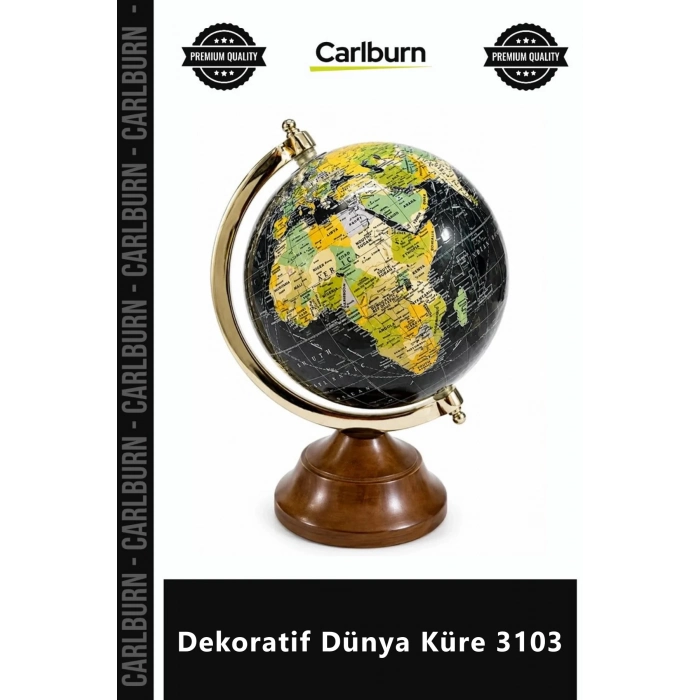 Özel Üretim Modern Ofis Masaüstü Aksesuar Hediyelik Şık Büyük Boy Kaliteli Dekoratif Dünya Küre 3103