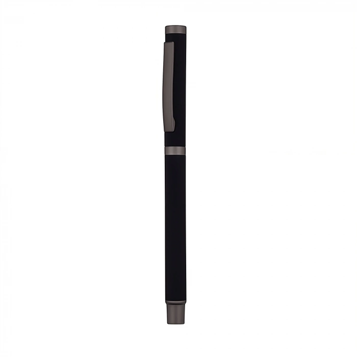 Özel Üretim Lüks Promosyon Kurumsal Ofis Hediyelik Şık Tasarım Kaliteli Metal Roller Kalem Siyah