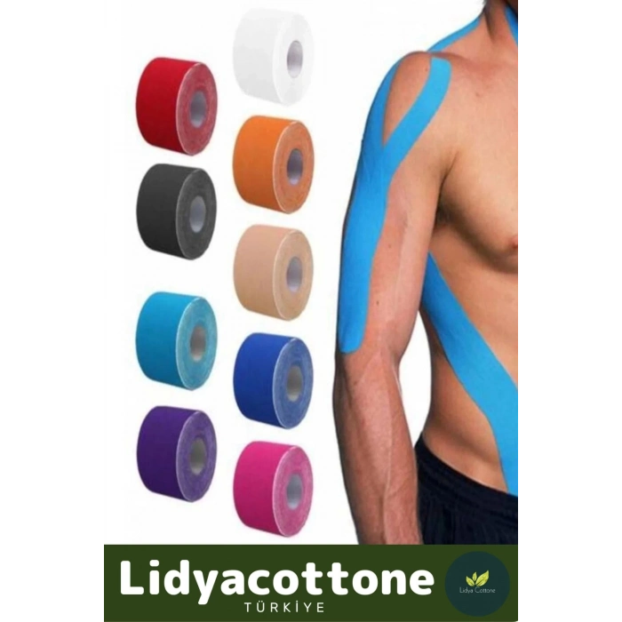 Ağrı IsıI Bandı Hızlı Etkili Büyük Boy Kas Eklem Bel Bacak Kol Boyun Sırt Omuz Karın Kalça 5cm x 5m