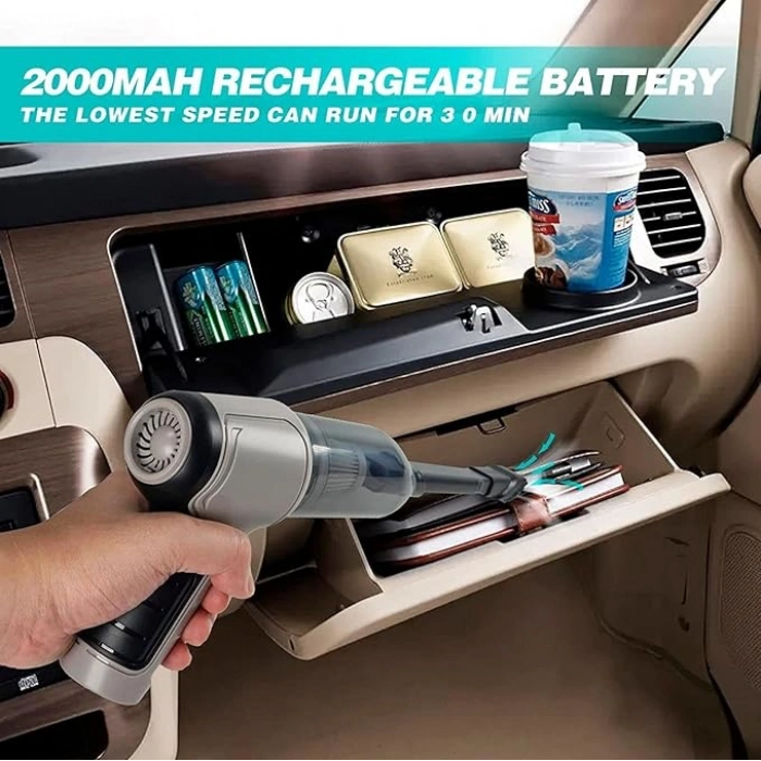 #Süpürge Şarjlı Kablosuz Güçlü Vakumlu El Tipi Taşınabilir Islak Kuru Air Blower Araba Süpürgesi