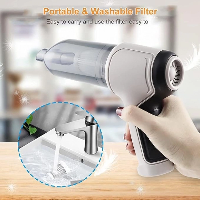 #Süpürge Şarjlı Kablosuz Güçlü Vakumlu El Tipi Taşınabilir Islak Kuru Air Blower Araba Süpürgesi