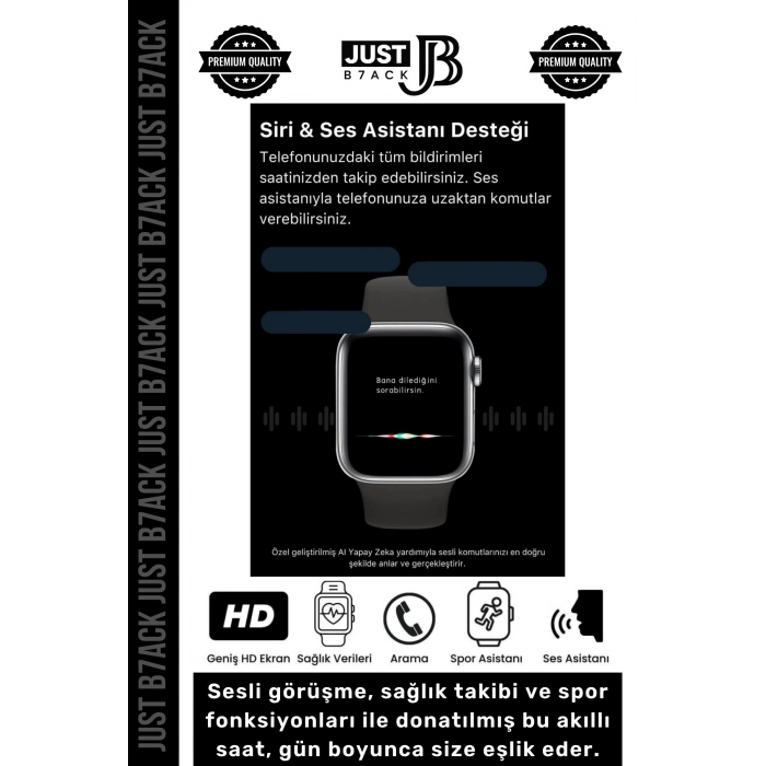 #AkıllıSaat 44mm T700s Watch 7 Ios Android Sağlık Sensörlü Bluetooth Aramalı Alarm Akıllı Saat