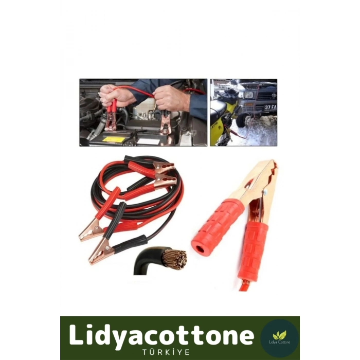 Akü Takviye Kablosu %100 Bakır Kalın Kablo 1200 Amper Kalın Kablo Ve Hızlı Şarj