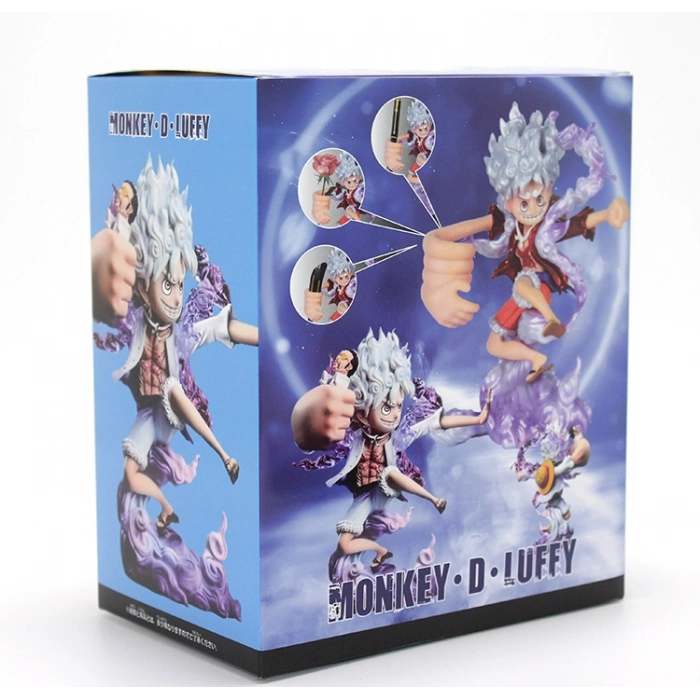 #Figür Dekoratif İkonik Monkey Detay Tasarım Polyester Koleksiyon Anime One Piece Luffy Figür 15 Cm