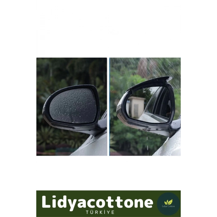Araba Ayna Yağmur Koruyucu Siper Karbon Desenli Tüm Araçlara Uyumlu
