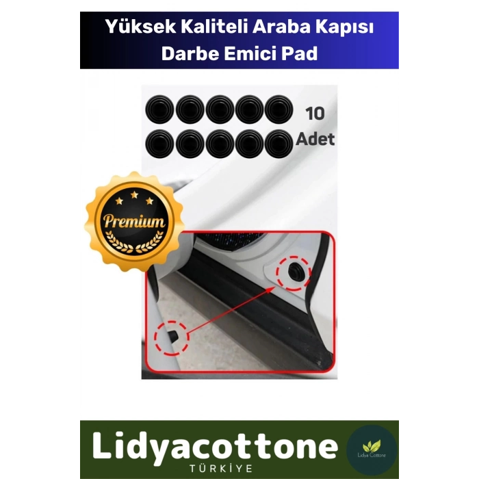 Araba Kapısı Darbe Emici Pad Seti Dayanıklı Çarpma Aşınma Engelleyici
