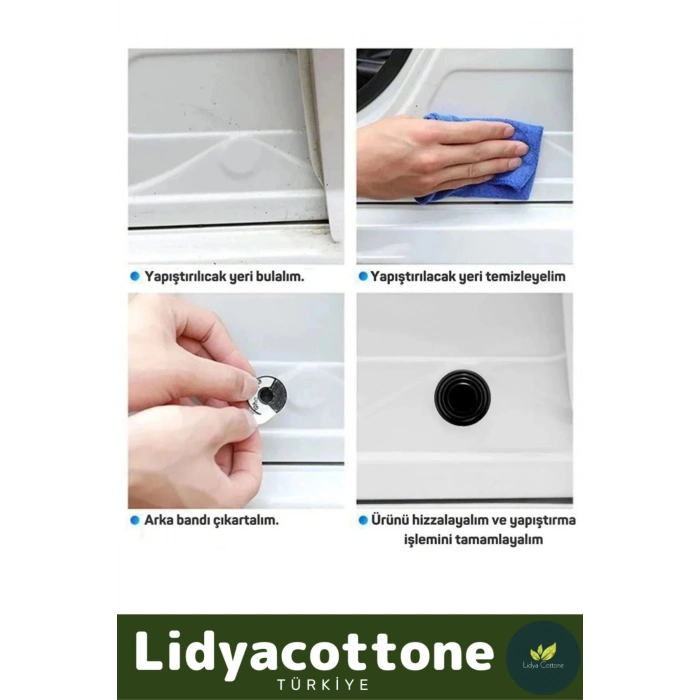 Araba Kapısı Darbe Emici Pad Seti Dayanıklı Çarpma Aşınma Engelleyici