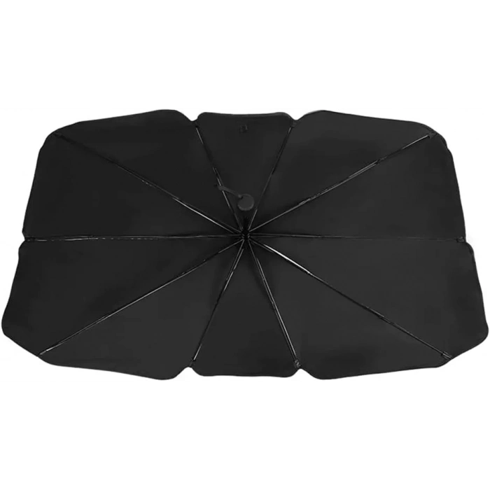 #Güneşlik Titanyum Gümüş Kaplama Çelik İskelet UV Blokaj Soğutma Araç İçi Ön Cam Şemsiye Güneşlik