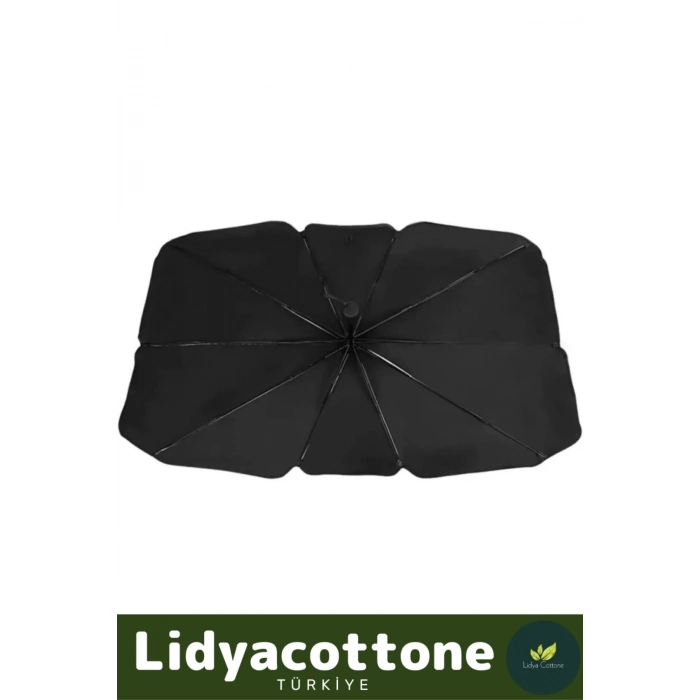 Araç İçi Ön Cam Şemsiye Güneşlik Premium Seri Gölgelik Titanyum Gümüş Kaplama UV Geçirmez Dayanıklı