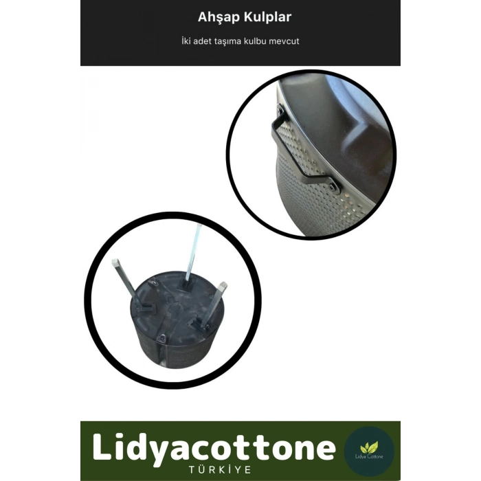 Ateş Çukuru Bahçe Şöminesi Seri Taşınabilir Kuplu Katlanır Soba Estetik Ayaklı