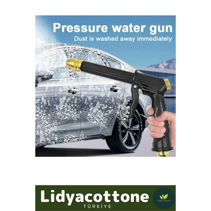 Ayarlanabilir Basınçlı Çok Fonksiyonlu Yıkama Tabancası Oto Araba Bahçe Yıkama Tabancası Makinesi