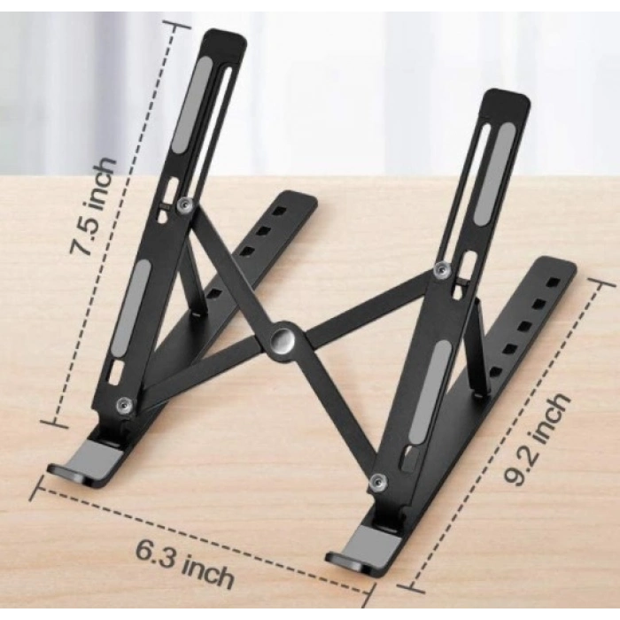 Ergonomik Dizüstü Bilgisayar Tablet Notebook Tutucu Kaymaz Ayarlanabilir Laptop Standı 7 Kademe