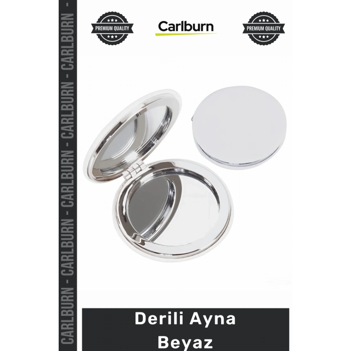 #Ayna Mavi Çerçeveli Lüks Modern Şık Tasarım Estetik Dekoratif Duvar Aksesuarı Derili Ayna Beyaz