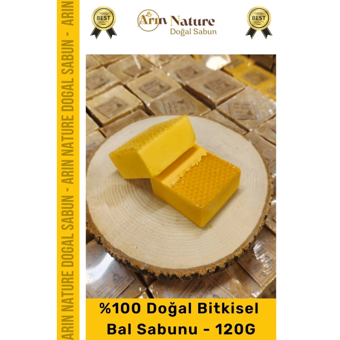 #balsabunu Güzel Kokulu El Yüz Saç Vücut Orijinal Bitkisel %100 Doğal Bal Sabunu 120g - 2 Adet
