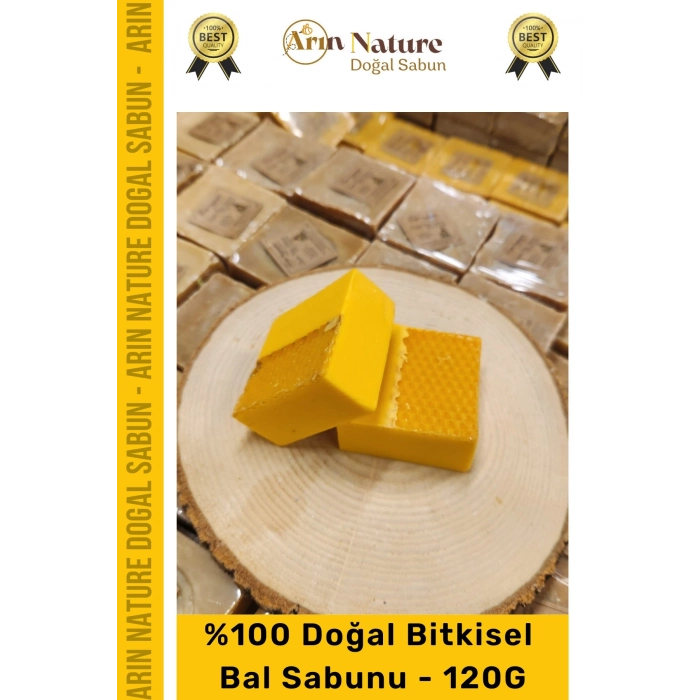 #balsabunu Güzel Kokulu El Yüz Saç Vücut Orijinal Bitkisel %100 Doğal Bal Sabunu 120g - 7 Adet