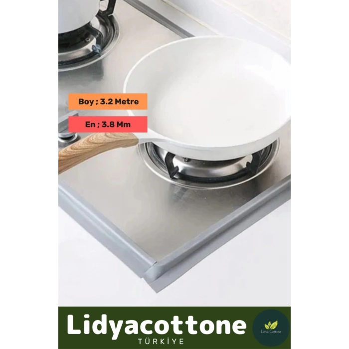 Bant 3.2m Ekstra Güçlü Su Geçirmez Sızdırmaz Dayanıklı Yalıtım Tamir Küf Önleyici Gri