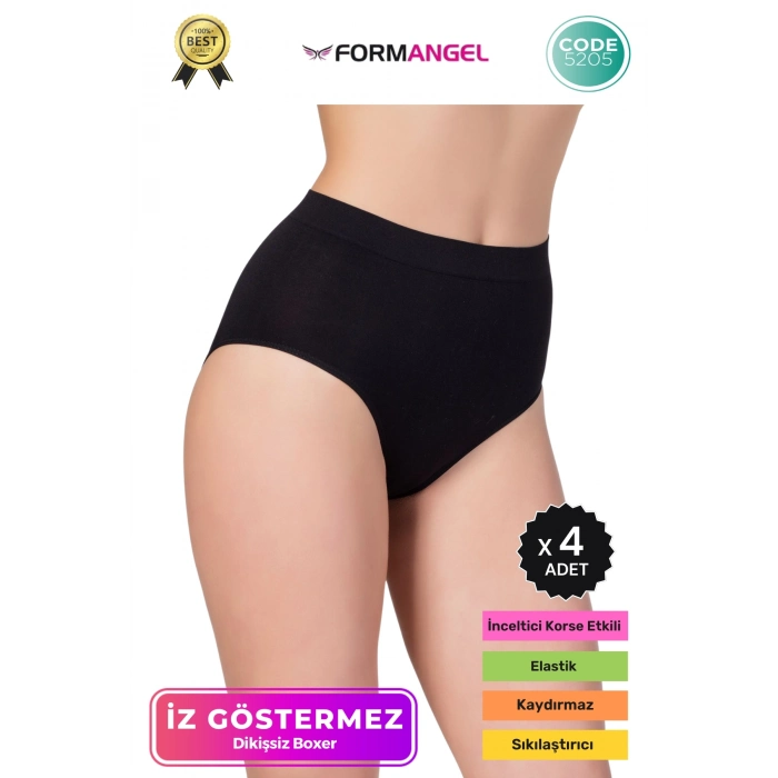 #BatoKorse Seamless Karın Toparlayıcı Sıkılaştırıcı Kadın Dikişsiz Yüksek Bel Bato Korse - 4 Adet