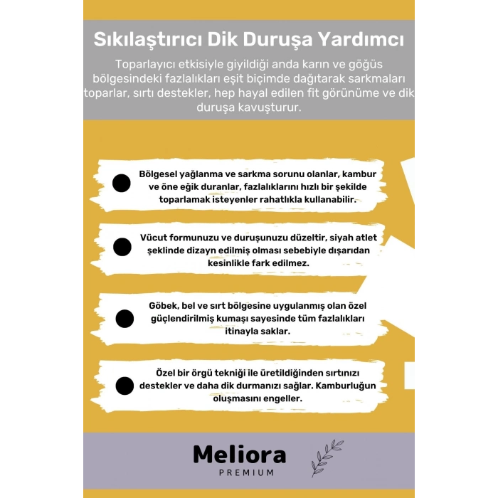 Bel Göğüs Göbek Jinekomasti Toparlayıcı Erkek Extra Göbek Sıkılaştırıcı Siyah Korse Atlet