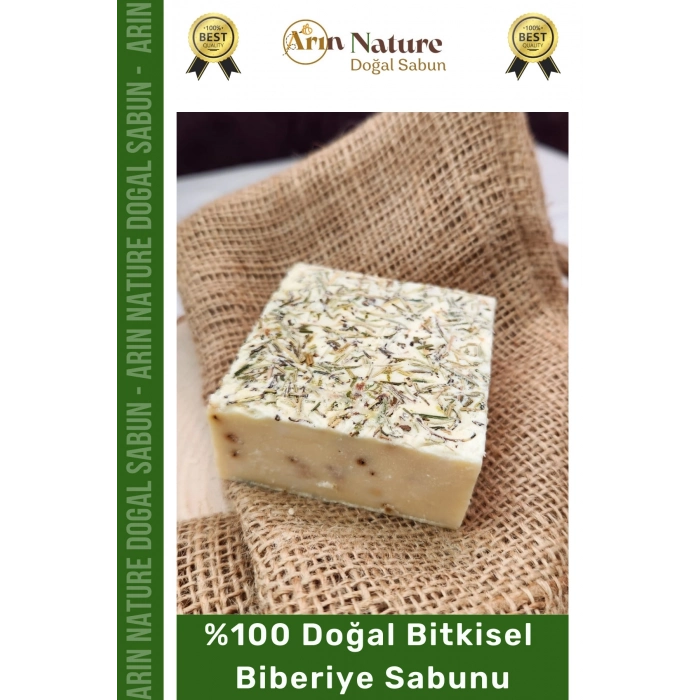 #biberiyesabunu Güzel Kokulu El Yüz Saç Vücut Orijinal Bitkisel Doğal Biberiye Sabunu 120g - 3 Adet