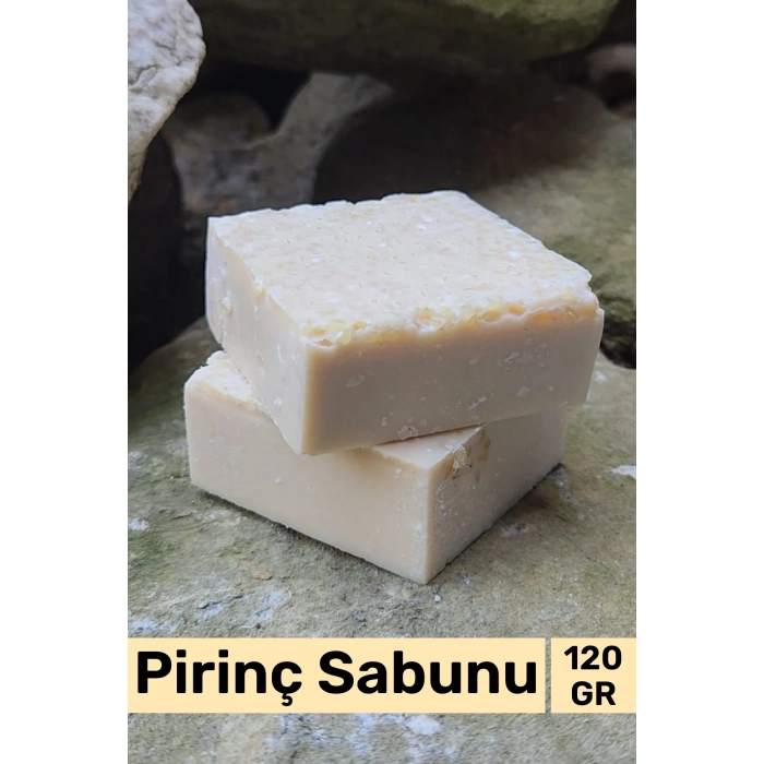 #bitkiselsabun %100 Doğal Güzel Kokulu El Yüz Saç Vücut Orijinal Bitkisel Pirinç Sabun 120g - 9 Adet