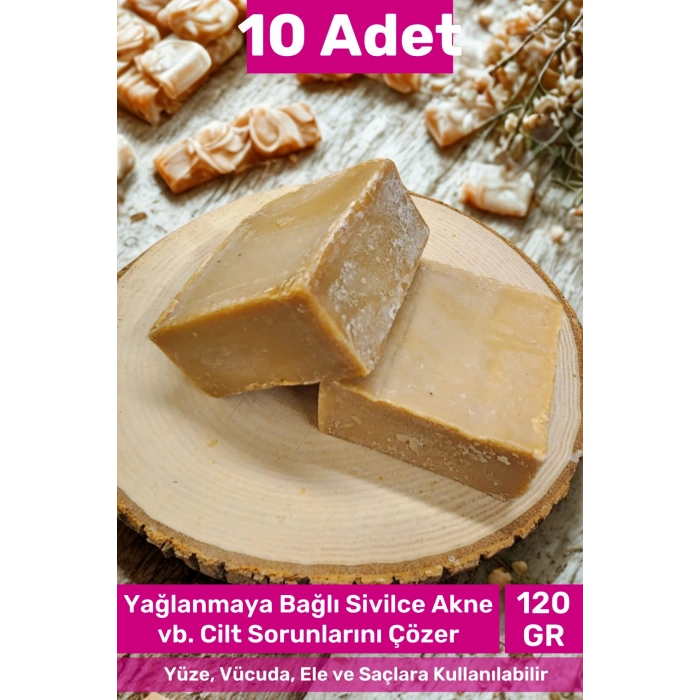 #bitkiselsabun Güzel Kokulu El Yüz Saç Vücut Orijinal Bitkisel %100 Zeytinyağlı Sabun 120g - 10 Adet