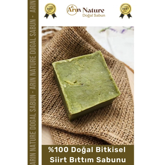 #bıttım %100 Doğal Güzel Kokulu El Yüz Saç Vücut Orijinal Bitkisel Siirt Bıttım Sabunu 120g - 4 Adet