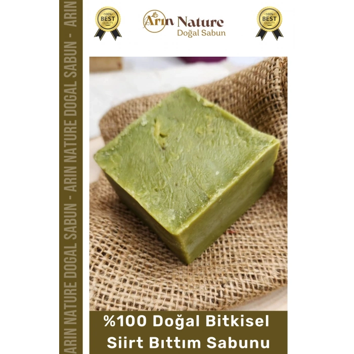 #bıttım %100 Doğal Güzel Kokulu El Yüz Saç Vücut Orijinal Bitkisel Siirt Bıttım Sabunu 120g - 8 Adet