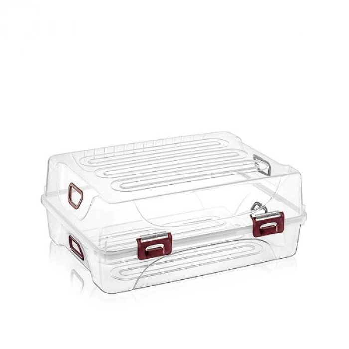 Şeffaf Plastik İstiflenebilir Katlanabilir Havalandırmalı Ergonomik Büyük Boy Bot Saklama Kutusu