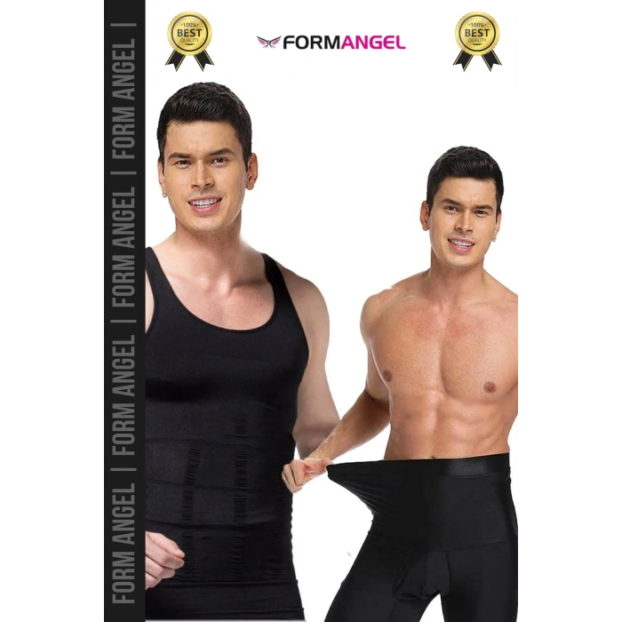 #BoxerKorse Göbek Düzleştirici Bel Basen Toparlayıcı Sıkılaştırıcı Duble Erkek Boxer Korse - 2 Adet