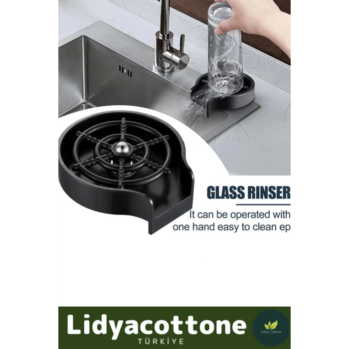 Bulaşık Durulama Bardak Yıkama Aparatı Mutfak Lavaboları İçin Hızlı Kupa Durulama