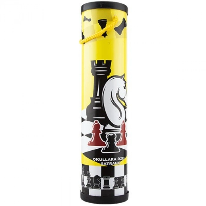 #SantrançSeti Okul Turnuva Tipi Pratik Taşıma Kolay Kompakt Dayanıklı Şık Büyük Rulo Satranç Seti