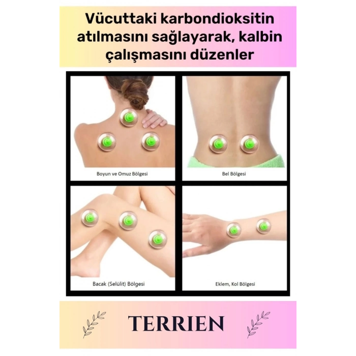 Çatlak Vakumlu Selülit Yağ Çatlak Giderici 6 Numara Hacamat Kupası 10 Adet