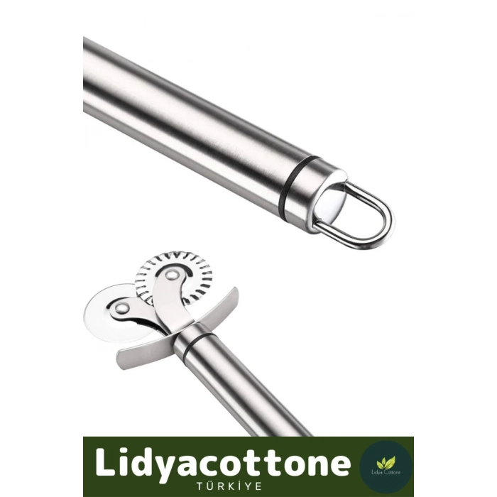 Çift Başlıklı Hamur Ruleti Pizza Kesme Aparatı Mantı Kesme Bıçağı