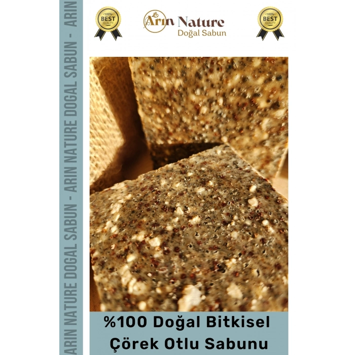 #çörekotlu Doğal Güzel Kokulu El Yüz Saç Vücut Orijinal Bitkisel Çörek Otlu Sabunu 120g - 6 Adet