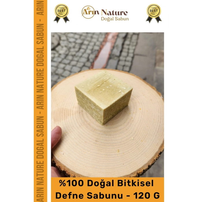 #defnesabunu Doğal Güzel Kokulu El Yüz Saç Vücut Orijinal Bitkisel %100 Defne Sabunu 120g - 8 Adet