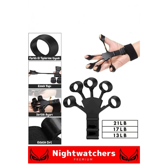 Deluxe Özel Spor Kas Parmak El Bilek Kol Güçlendirici Geliştirici Kavrama Silikon Örümcek Lastik