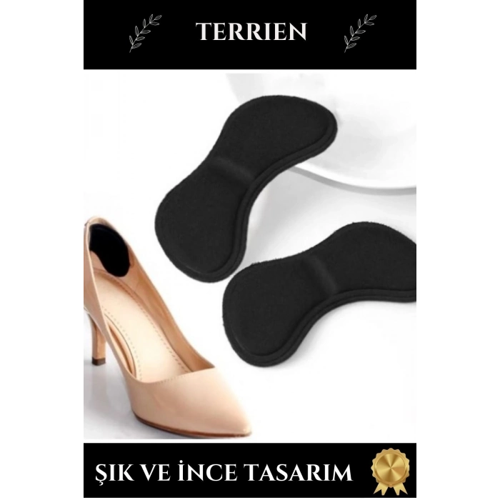 Deluxe Seri Ayakkabı Topuk Vurma Önleyici ve Daraltma Pedi 5mm Unisex Konforlu Destek Pratik Etkili