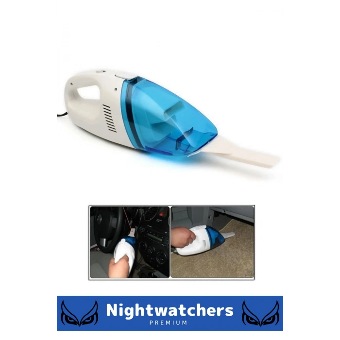 Deluxe Serisi Otomobil Kaliteli 12v Uzatma Kablolu Kuvvetli Araç Çakmaklık Girişli Oto Süpürgesi