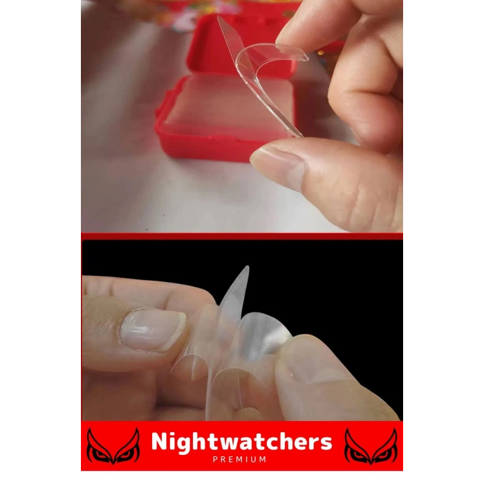 Deluxe Süper Güçlü Yapışkan Kolay Çıkarılabilir Çok Amaçlı 60 Parça Çift Taraflı Şeffaf Bant 4 Adet