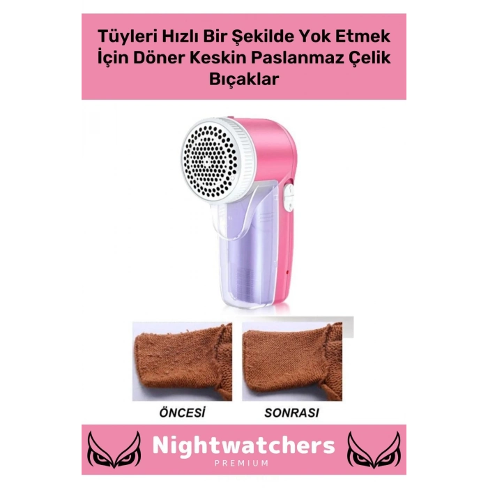 Deluxe Taşınabilir Tiftik Kazak Tüy Toz Alıcı Takım Elbise Halı Otomatik Tüy Temizleme Makinesi