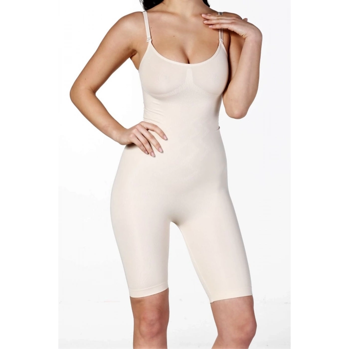 Dikişsiz Toparlayıcı Ayarlanabilen Beden Küçülten Toparlayıcı Şekillendirici Tam Boy Hayalet Korse