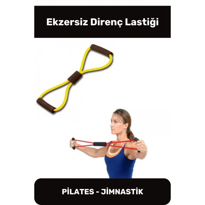 Direnç Lastiği Pemium Kas Açma Germe Güçlenme Spor Pilates Jimnastik Egzersiz