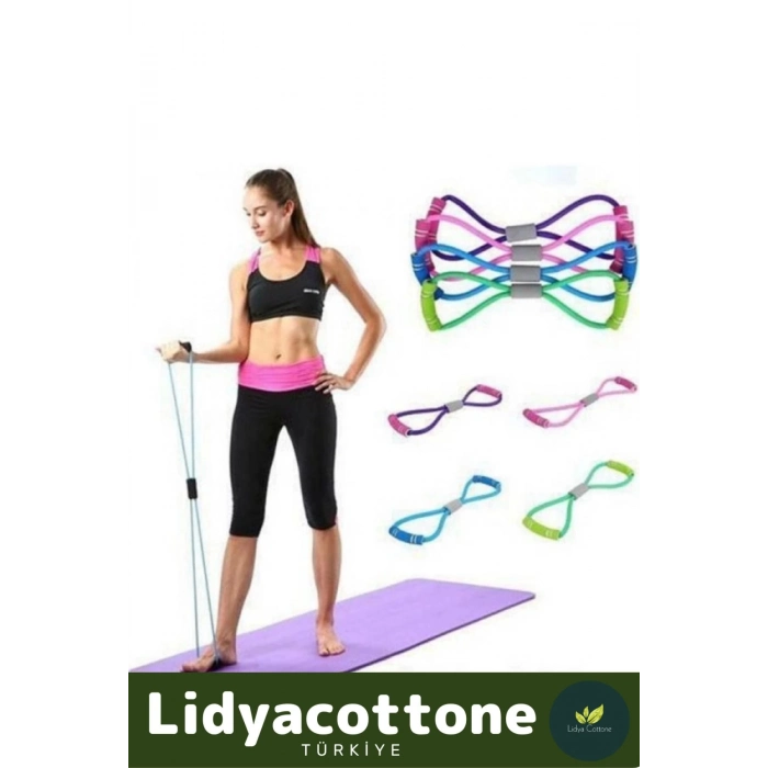 Direnç Lastiği Pemium Kas Açma Germe Güçlenme Spor Pilates Jimnastik Egzersiz