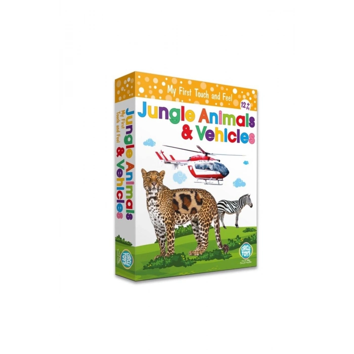 Özel Üretim Görsel Algı Eğlenceli Öğrenme Hisset Orman Hayvanları Ve Araçlar Eğitim Kartları