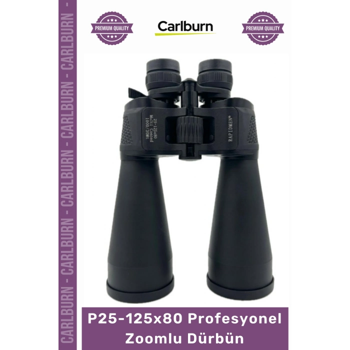 #Dürbün 80mm UV Korumalı Net Görüntü Sunan Güçlü P25125x80 Profesyonel Zoomlu Dürbün