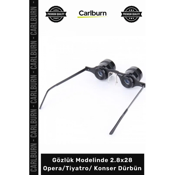 #Dürbün Profesyonel Eller Serbest Yakınlaştırıcı Gözlük Modelinde 28x28 Opera/Tiyatro/Konser Dürbün