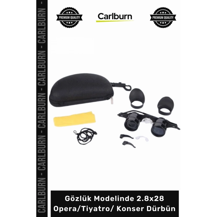 #Dürbün Profesyonel Eller Serbest Yakınlaştırıcı Gözlük Modelinde 28x28 Opera/Tiyatro/Konser Dürbün