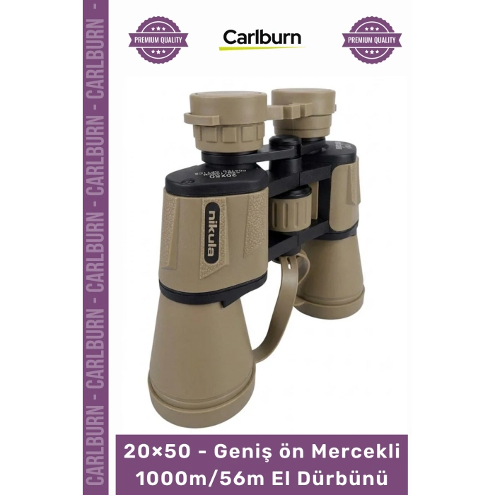 #Dürbün Profesyonel HD Zoom 20×50 – Geniş ön Mercekli – 1000m56m El Dürbünü – Çöl Rengi