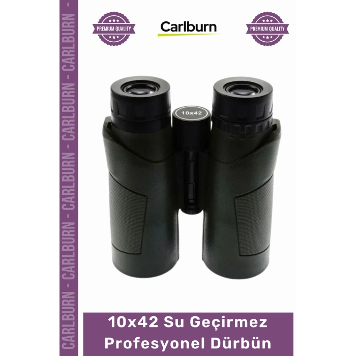 #Dürbün Ultra Geniş Görüş Bak4 Prizma Zoomlu 10x42 Compact Su Geçirmez Profesyonel Dürbün