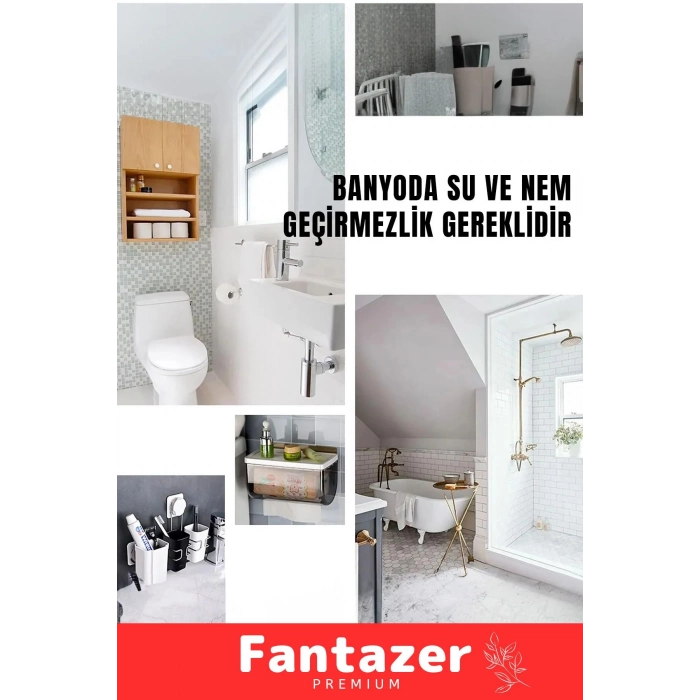 Duş Pvc Lavabo Küvet Tezgah Süper Güçlü Duvar Çerçeve Taşıyıcı Çift Taraflı Nano Teknolojili Bant